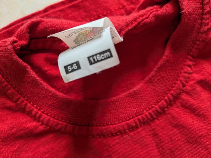 Lot deux tee-shirt manches longues fille 6 ans bon état - photo numéro 6