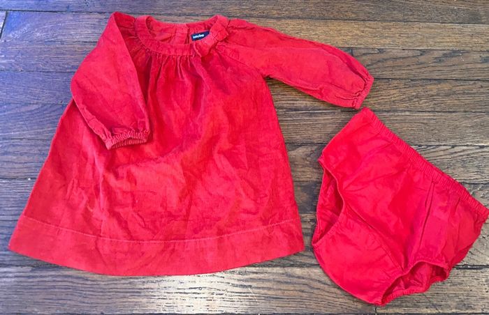 Robe velour gap 6 mois