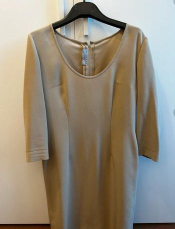 Abito lungo color sabbia Sartoria Parigi – taglia M (ottima vestibilità)