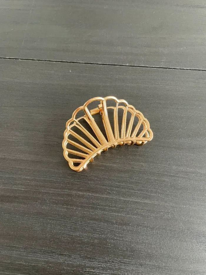 Pince à cheveux coquillage