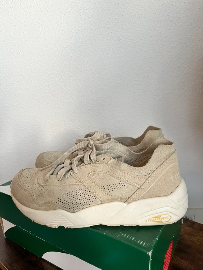 Basket Puma R698 taille 36 Beige - photo numéro 3