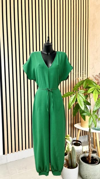 Combi taille unique verte soldée