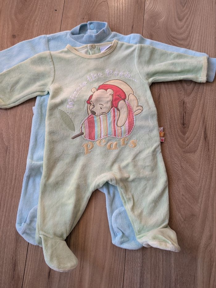 Lot de 3 pyjamas grenouillères - photo numéro 2
