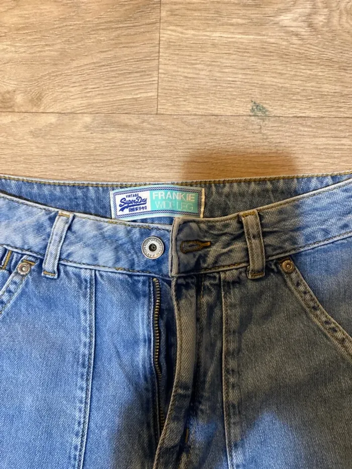 Jean superdry wide leg - photo numéro 6