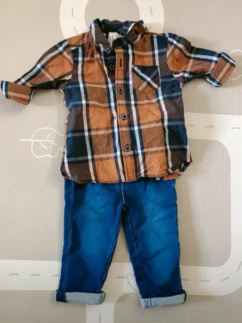 Ensemble orchestra jean et chemise