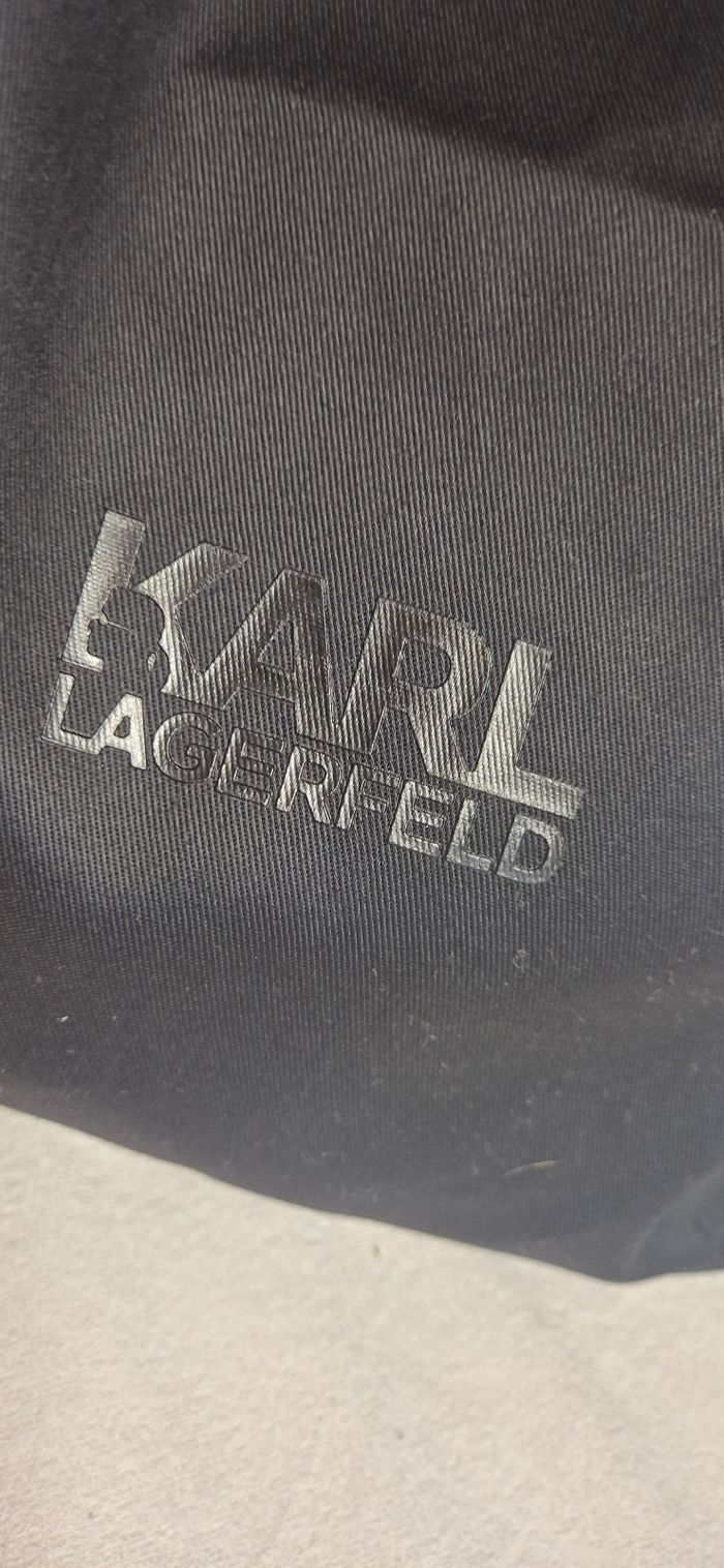 Sac pochon noir karl lagerfeld neuf - photo numéro 2