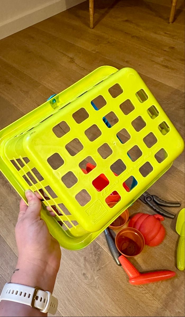 🍃 Ensemble de jouets du jardinier – Panier & accessoires imitation – Très bon état - photo numéro 4