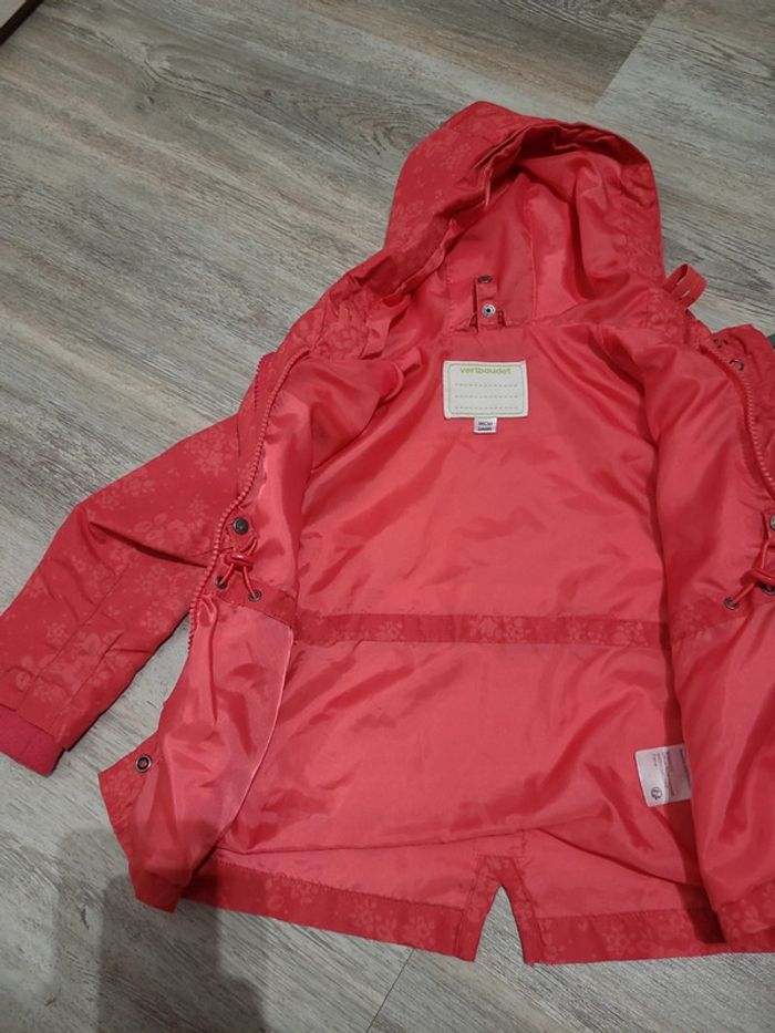 Veste coupe vent 2 en 1 avec doudoune sans manches rose - photo numéro 6