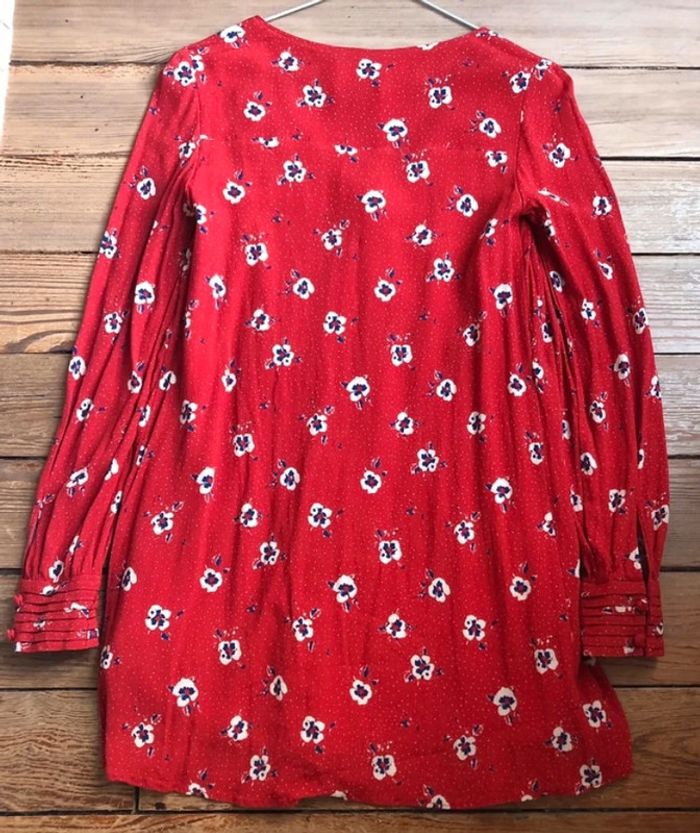 Robe Sézane rouge à fleurs 🌺 - photo numéro 4