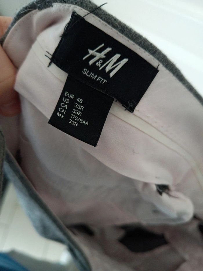 Pantalon gris h&M taille 40 - photo numéro 12