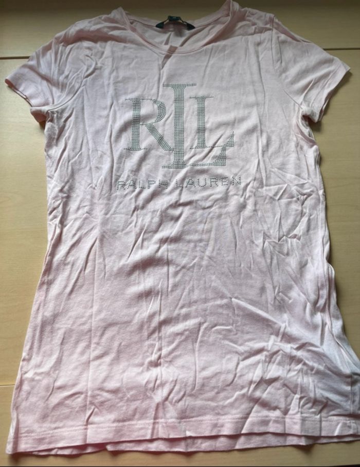 T-shirt rose Ralph Lauren - photo numéro 2