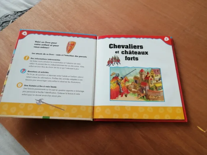 Livre les chevaliers et les châteaux forts - photo numéro 2