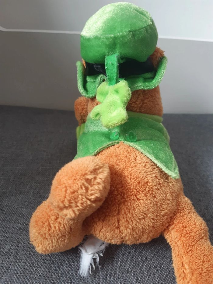 Peluche / doudou winnie L'ourson Saint Patrick - photo numéro 5