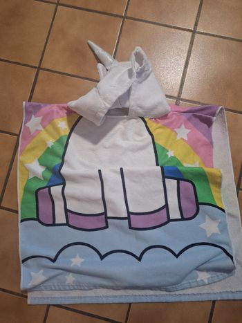 Serviette cape licorne 
