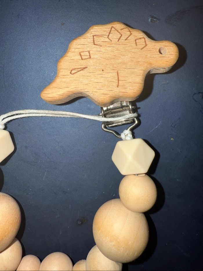 Attache tétine / attache sucette minimaliste - photo numéro 2