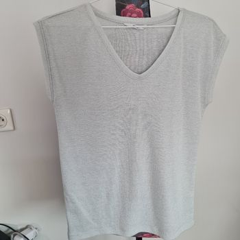 Teeshirt gris pailleté only xs