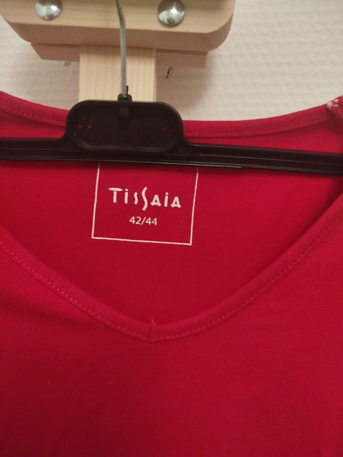 T-shirt rouge foncé - photo numéro 2