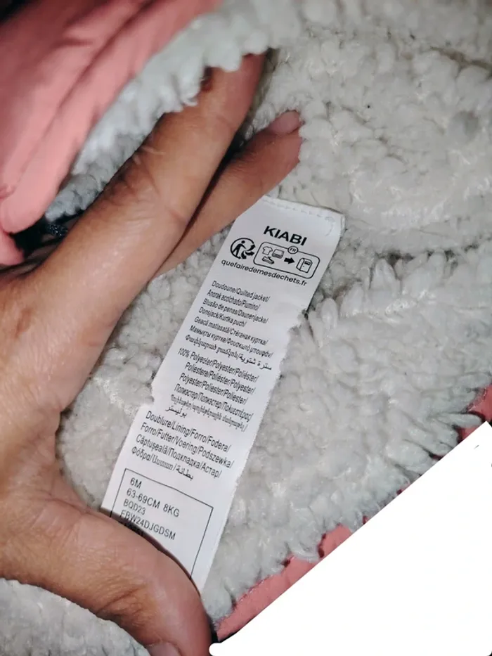 Doudoune fille 6 mois kiabi - photo numéro 2