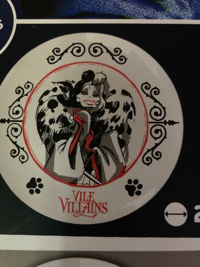 Coffret assiettes les vilains de Disney - photo numéro 4