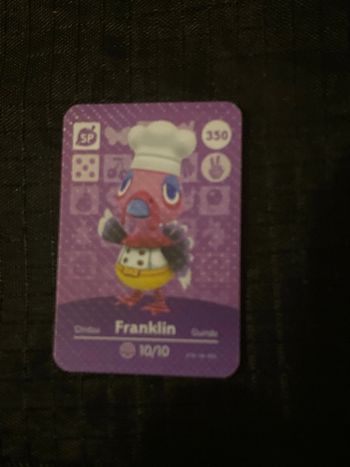 mini carte amiibo animal crossing Franklin
