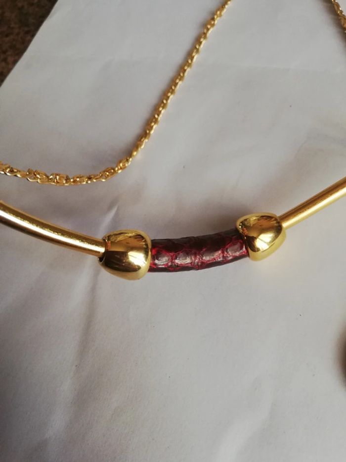 Magnifique collier vintage ras du cou chic et original - photo numéro 2