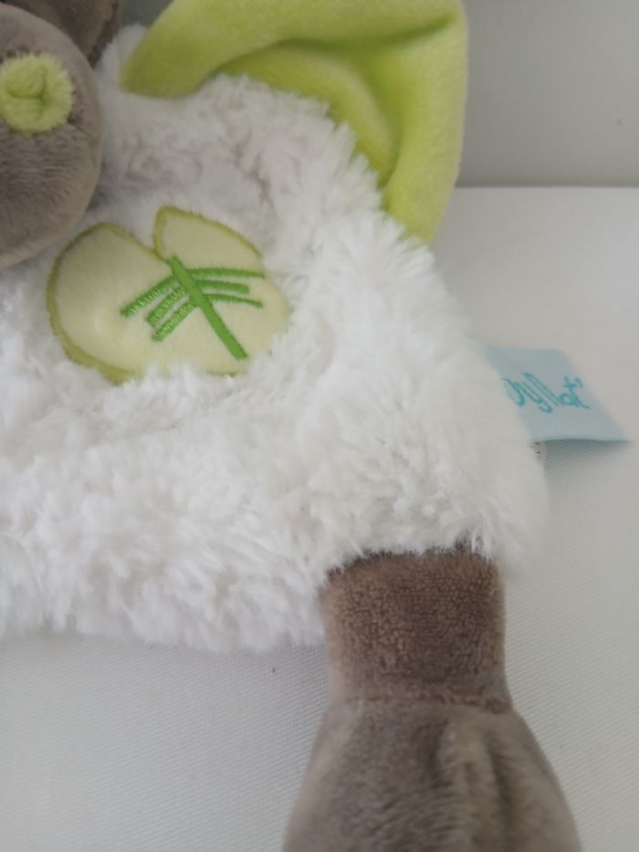 Doudou baby nat  hippopotame vert - photo numéro 2