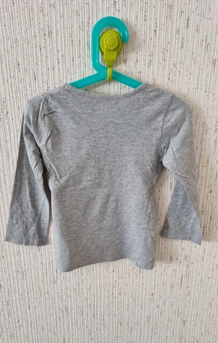 Tee shirt manche longue taille 5 ans la redoute - photo numéro 10