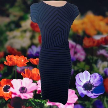 Robe - bleu et noir - Taille S - Envie de fraise
