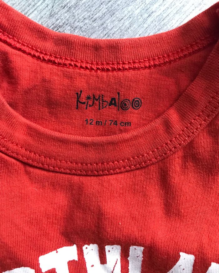 Débardeur orange 12 mois Kimbaloo - photo numéro 3