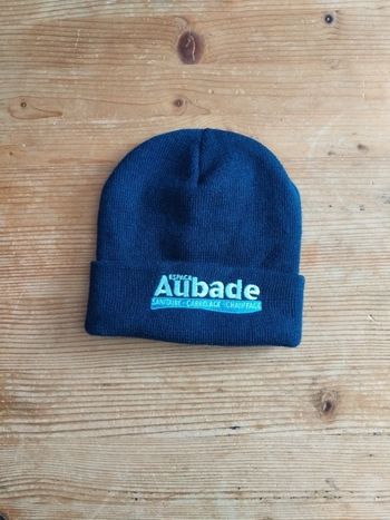 Bonnet publicitaire bleu marine - Unisexe - TBE