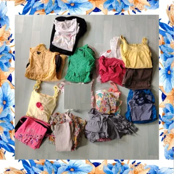 Lot de 10 ensembles + 1 robe 10 ans