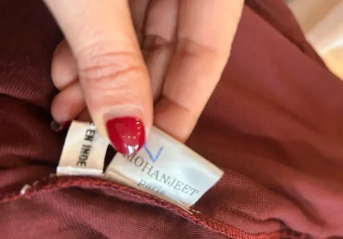 Mohan jeet veste, gilet, cardigan en velours femme, taille L - photo numéro 6