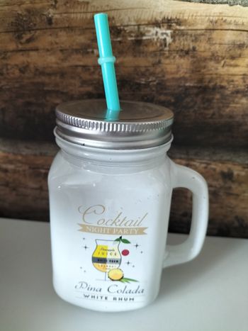 Mug en verre  Pina colada