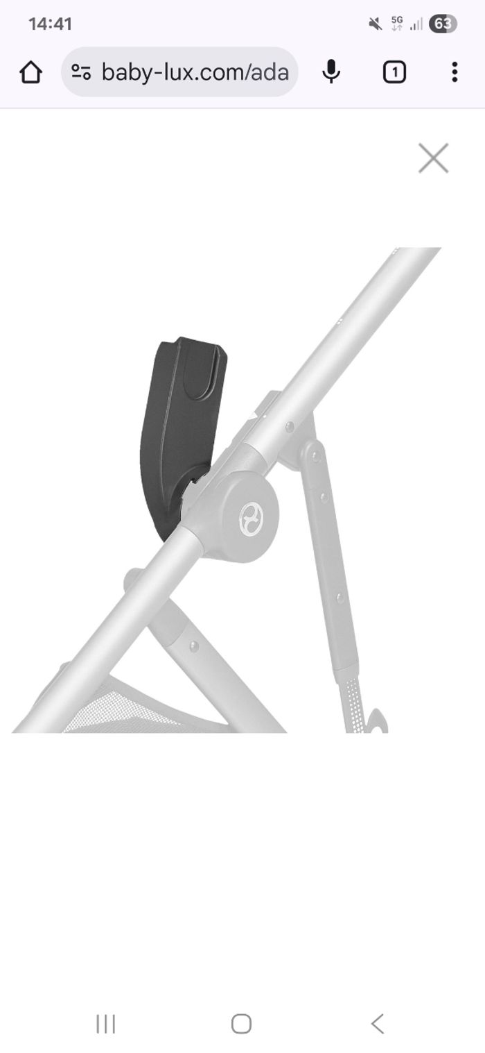 Adaptateur cybex gazelle s