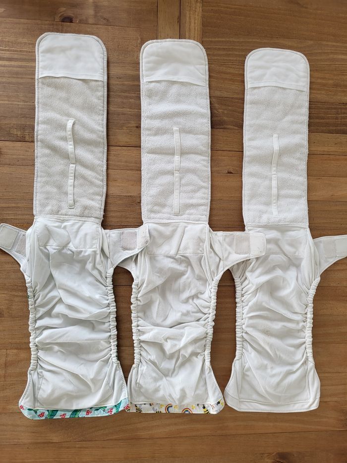 Lot de 9 couches lavables Bambino Mio + 10 inserts - photo numéro 2