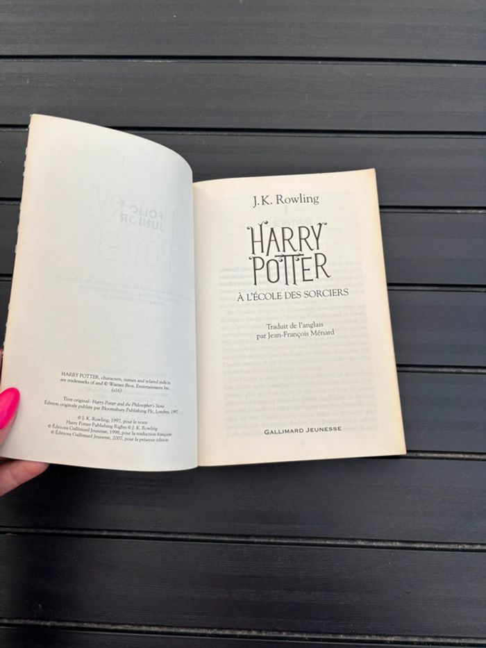 🌺Livre roman Harry Potter à l’école des sorciers 🌺 - photo numéro 4