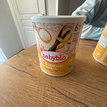 Céréales babybio saveur vanille des 6 mois