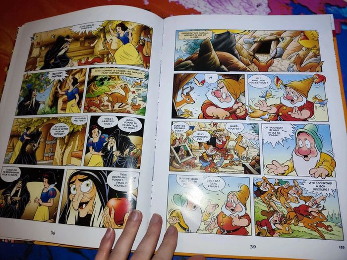 Livre bd blanche neige et les 7 nains - photo numéro 5