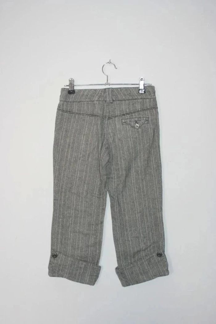 Pantacourt Hiver Ikks gris avec légers fils argentés - photo numéro 4