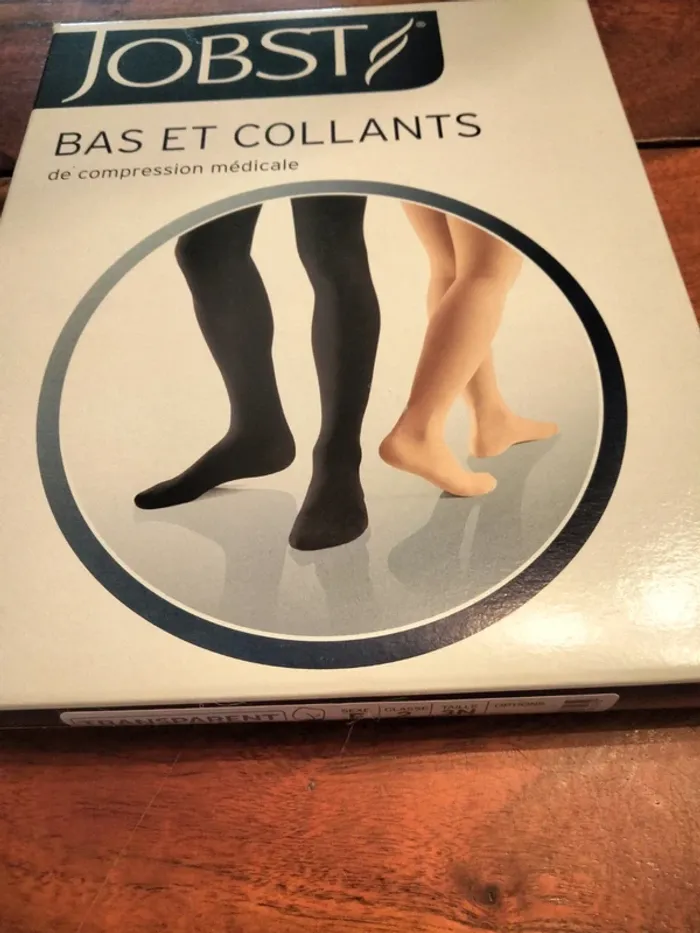 Bas cuisse antiglisse classe 2 3N naturel jobst