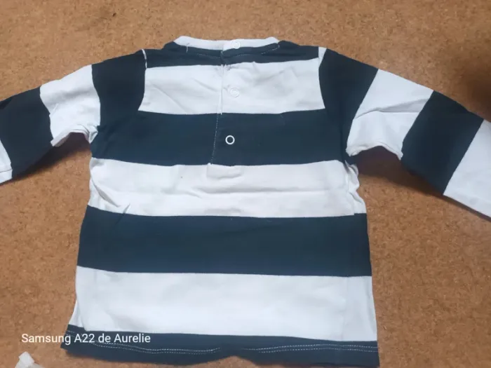 Tee shirt manche longue 80cm 18mois - photo numéro 2