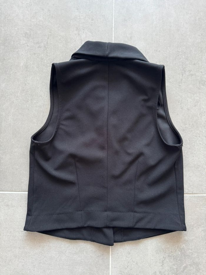 Gilet de costume noir New Look - photo numéro 3