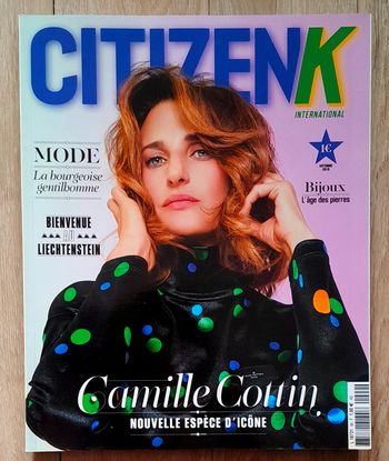 Magazine Citizenk international femme mode spécial Camille Cottin