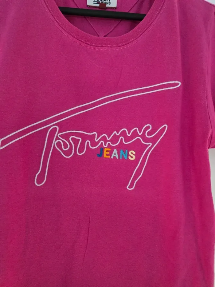 Tee shirt rose tommy - photo numéro 2