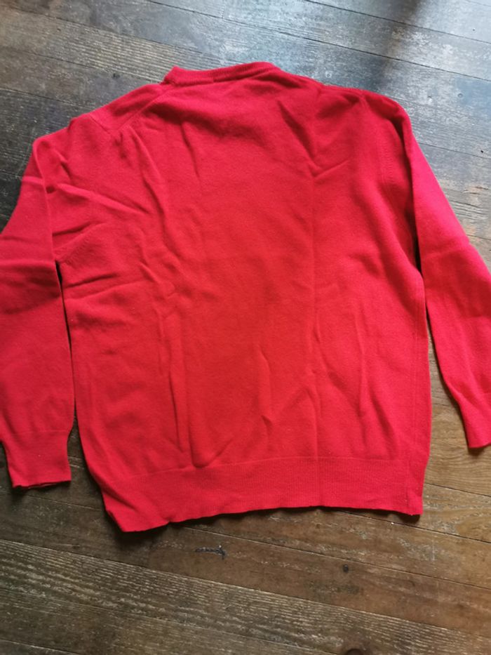 Pull rouge en laine femme Lambswool - photo numéro 5