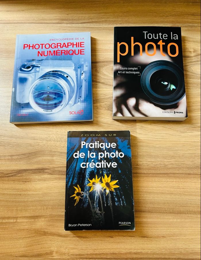 Lot de 3 livres sur la Photographie