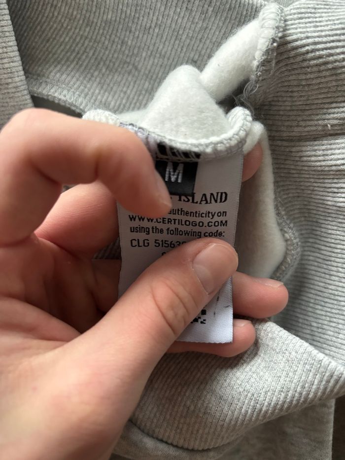 Pull Stone Island Grey - photo numéro 2