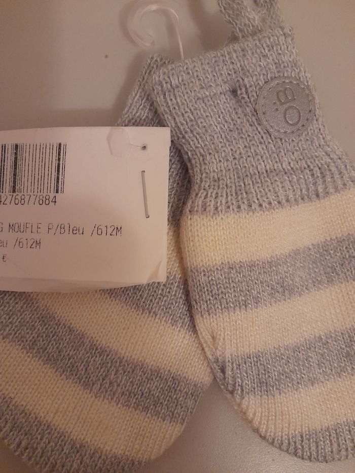 Paire de moufles garcon hiver - photo numéro 3