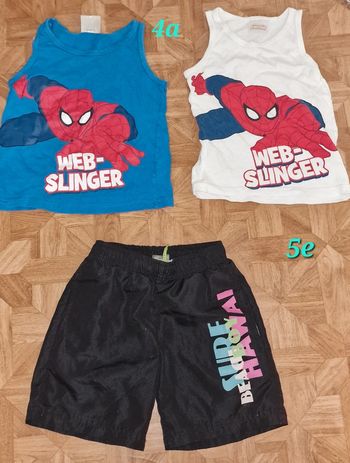 Lot vêtements été 4ans