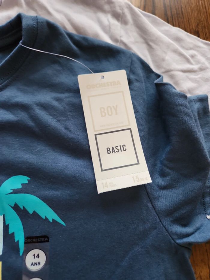 Lot de 2 Tee-shirt garçon monoprix et Orchestra - photo numéro 7